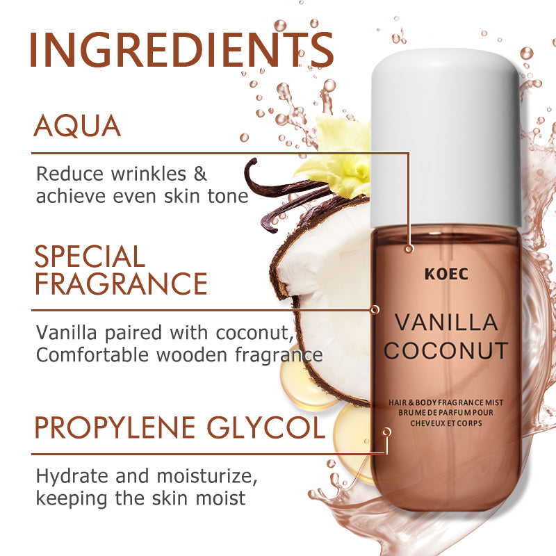 KOEC Fragranza alla vaniglia e - Perfume Fragrance Mist recensione e prezzo